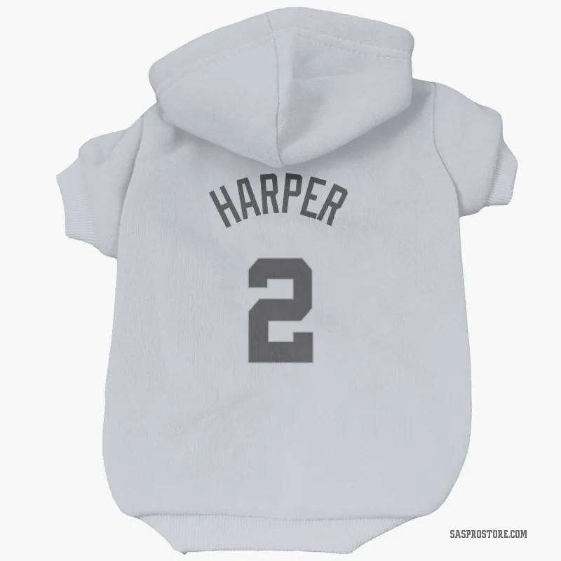 Dylan Harper Gray San Antonio Spurs Cat & Dog Pet Hoodie