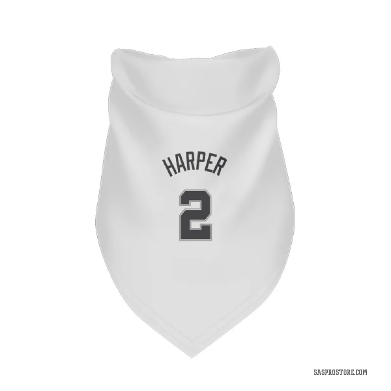Dylan Harper White San Antonio Spurs Cat & Dog Pet Bandana