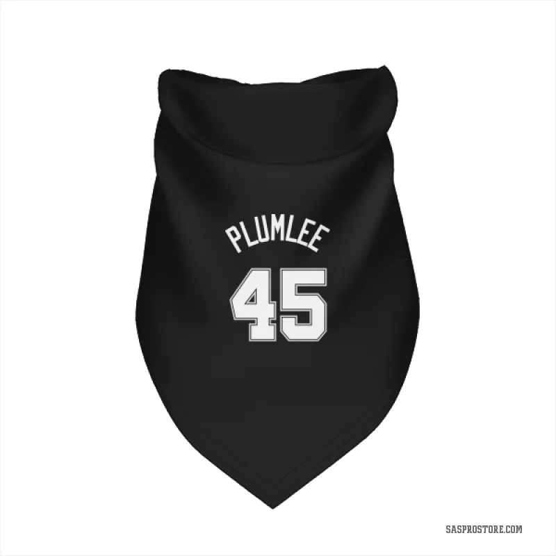 Mason Plumlee  Black San Antonio Spurs  Cat & Dog Pet Bandana