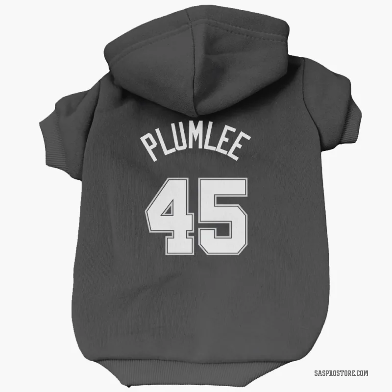 Mason Plumlee  Black San Antonio Spurs  Cat & Dog Pet Hoodie