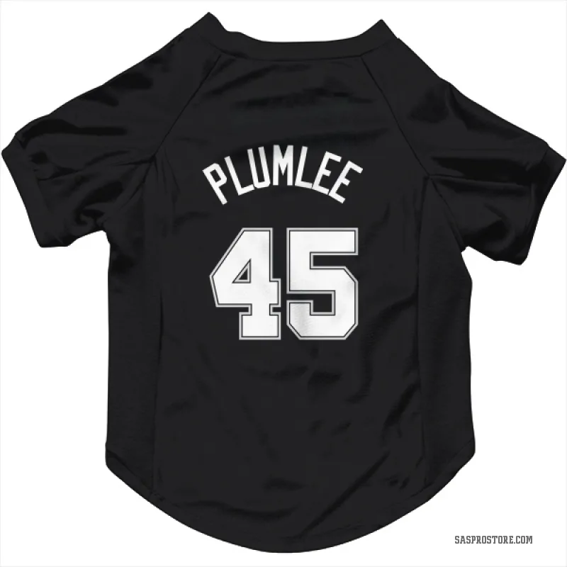 Mason Plumlee  Black San Antonio Spurs  Cat & Dog Pet Jersey