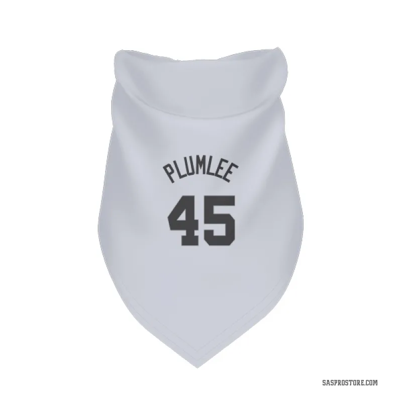 Mason Plumlee  Gray San Antonio Spurs  Cat & Dog Pet Bandana