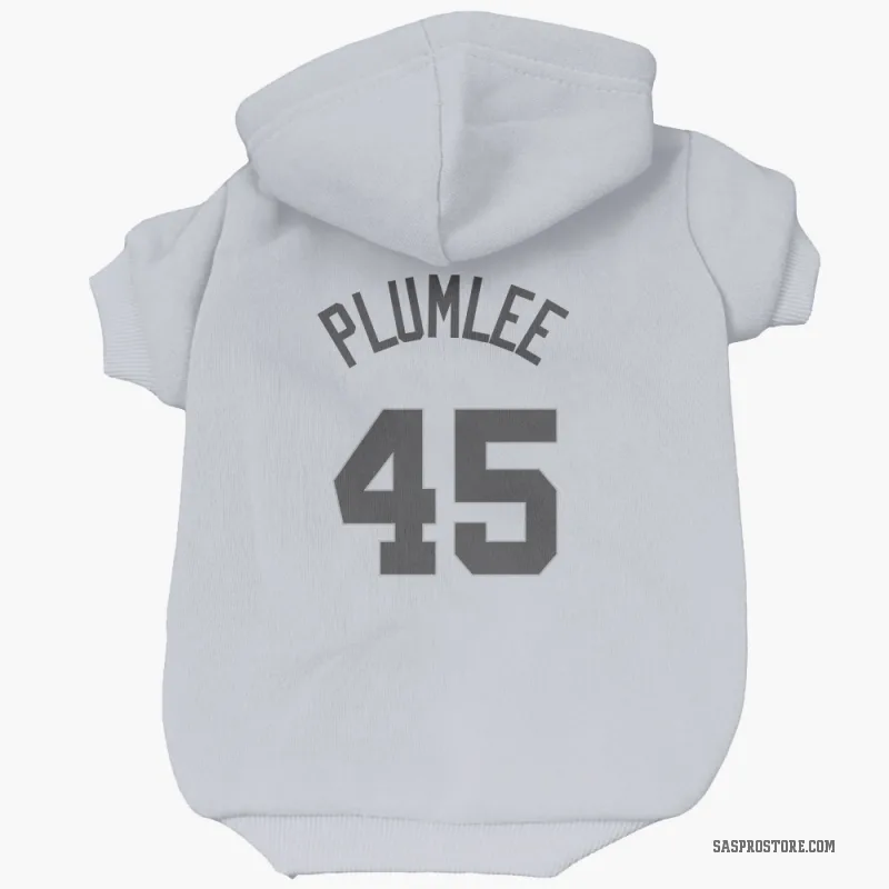Mason Plumlee  Gray San Antonio Spurs  Cat & Dog Pet Hoodie