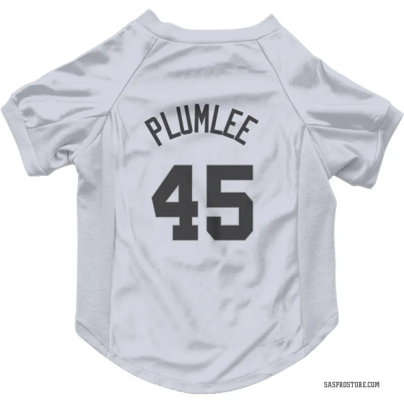 Mason Plumlee  Gray San Antonio Spurs  Cat & Dog Pet Jersey
