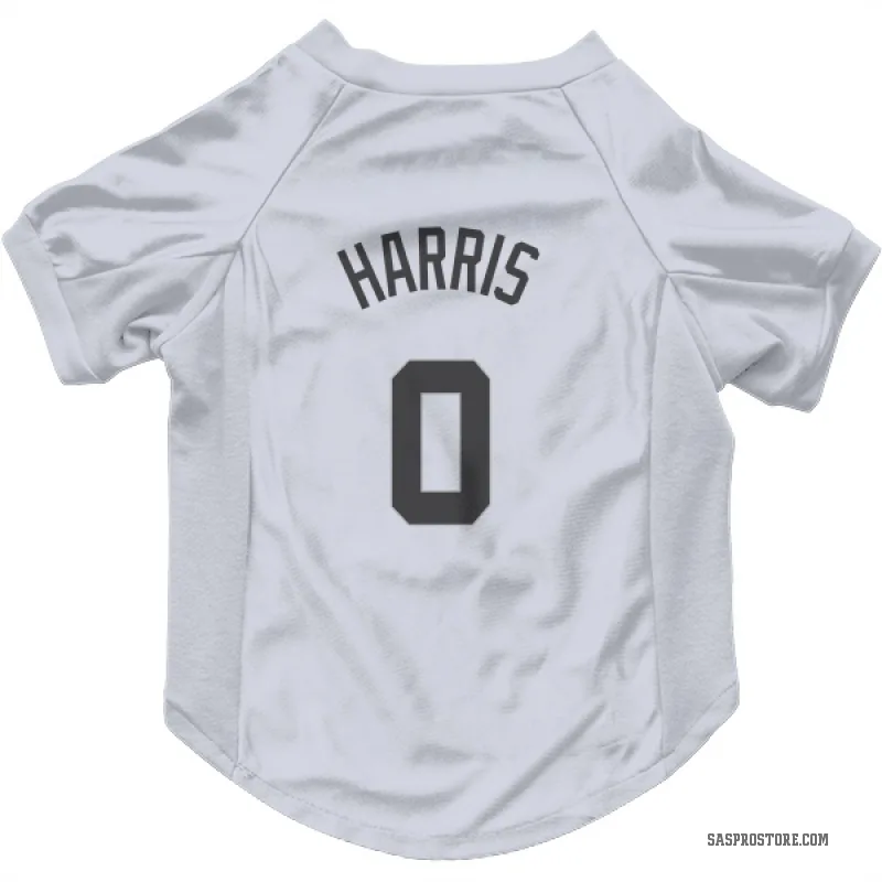Tobias Harris  Gray San Antonio Spurs  Cat & Dog Pet Jersey