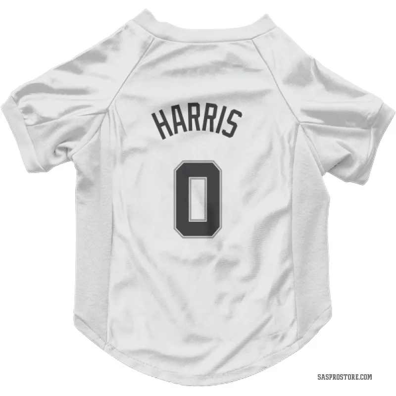 Tobias Harris  White San Antonio Spurs  Cat & Dog Pet Jersey